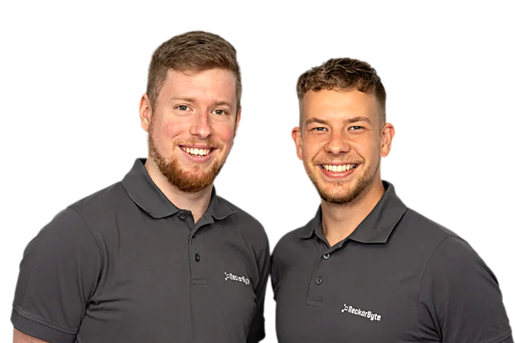 Philipp H&auml;usser und Philipp Ballmann, Gr&uuml;nder von NeckarByte